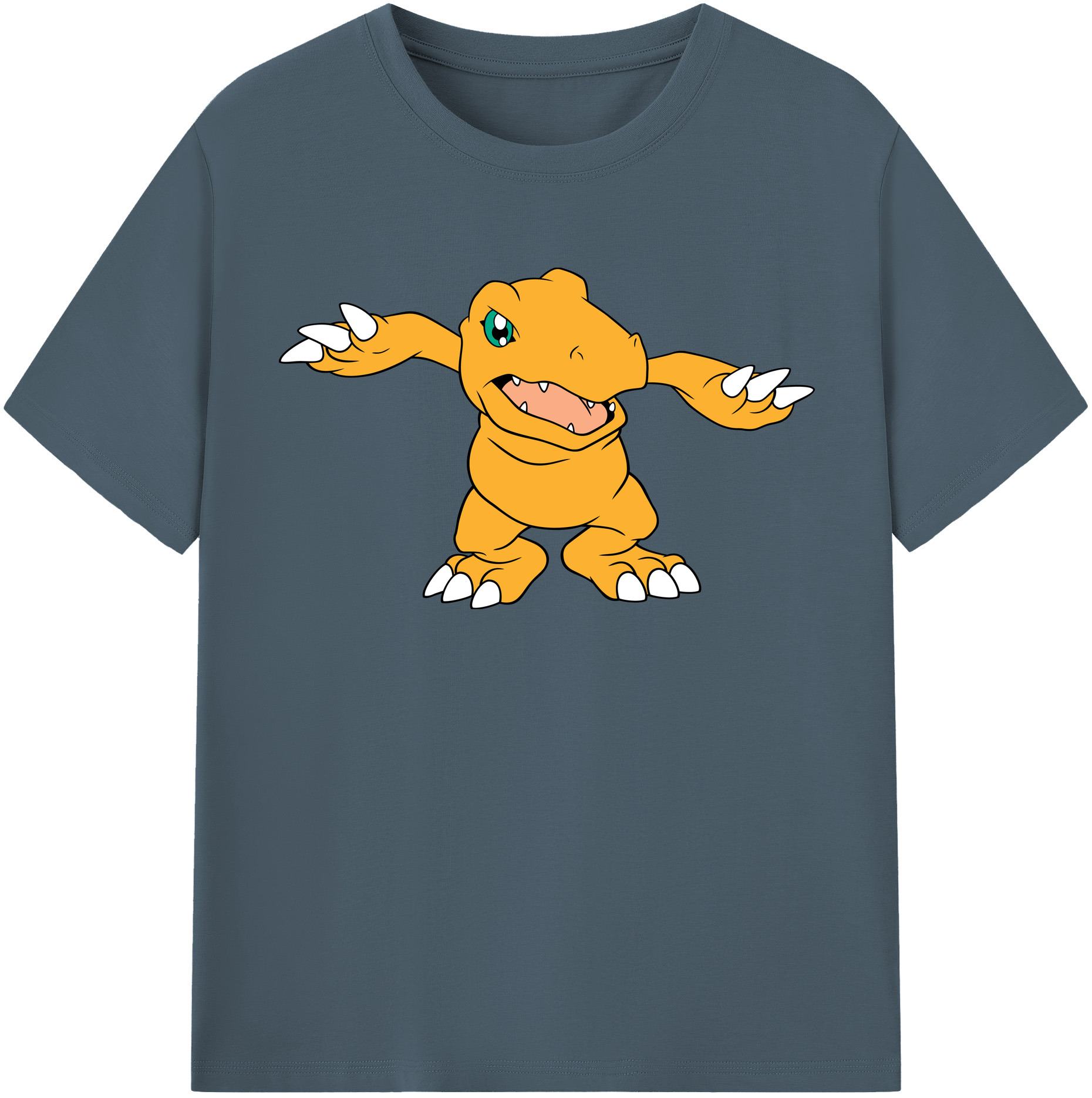 （画像用） Digimon デジタルモンスター/デジモン 綿100％半袖Tシャツ（フロントプリント）
